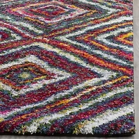 Safavieh Bloom Geometric Shag Rectangular Rugs