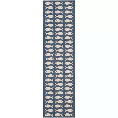 Safavieh Courtyard Collection Alfred Geometric Indoor/Outdoor Runner Rug