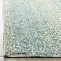 Safavieh Courtyard Collection Elena Geometric Indoor/Outdoor Round Area Rug