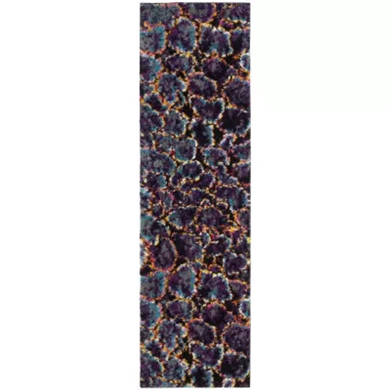 Safavieh Fruits Abstract Shag Rectangular Runner