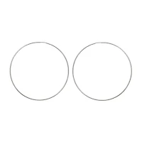 Mixit Womens 80mm Hoop Earrings