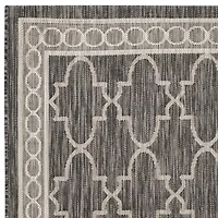 Safavieh Courtyard Collection Keeley Geometric Indoor/Outdoor Area Rug