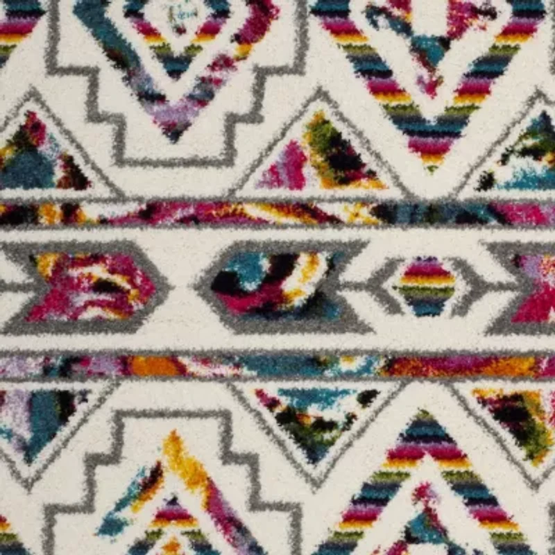 Safavieh Colleen Geometric Shag Rectangular Rugs