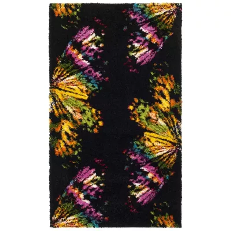 Safavieh Phyliss Abstract Shag Rectangular Rugs