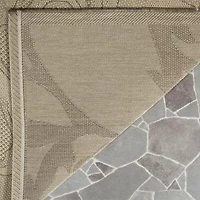 Safavieh Courtyard Collection Elwin Floral Indoor/Outdoor Area Rug