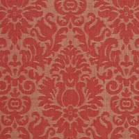 Safavieh Courtyard Collection Louise Damask Indoor/Outdoor Runner Rug