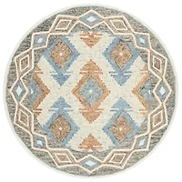 Safavieh Micro-Loop Collection Romeo Geometric Round Area Rug