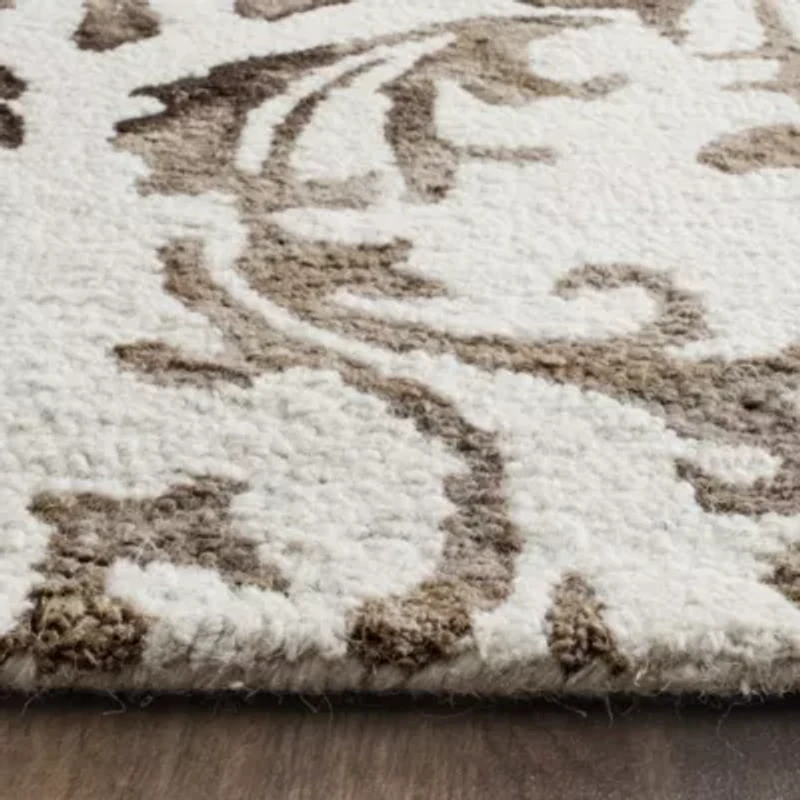 Safavieh Dip Dye Collection Mihail Floral Square Area Rug