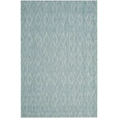 Safavieh Courtyard Collection Elisa Geometric Indoor/Outdoor Area Rug