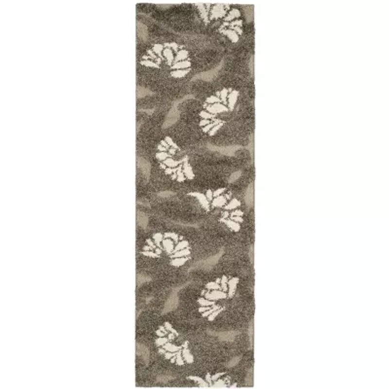 Safavieh Shag Collection Emmett Geometric Runner Rug