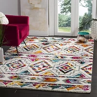 Safavieh Colleen Geometric Shag Rectangular Rugs
