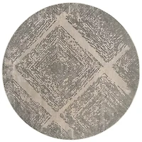 Safavieh Meadow Collection Myrtle Geometric Round Area Rug
