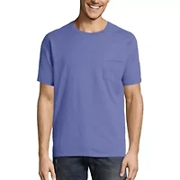 Hanes Men's ComfortWash Garment-Dyed Short Sleeve Tee with Pocket