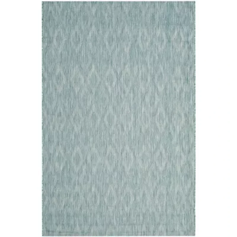 Safavieh Courtyard Collection Elisa Geometric Indoor/Outdoor Area Rug