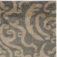 Safavieh Shag Collection Rosheen Damask Square Area Rug