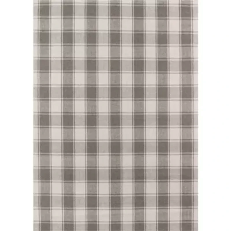 Erin Gates By Momeni Charles Plaid Indoor Rectangular Accent Rug