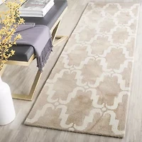 Safavieh Dip Dye Collection Wendell Geometric Runner Rug