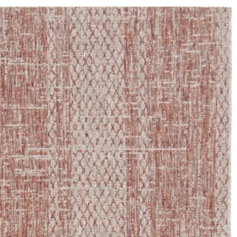 Safavieh Courtyard Collection Elena Geometric Indoor/Outdoor Area Rug