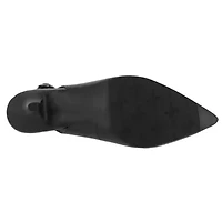 Easy Street Faye Womens Pointed Kitten Heel Pumps