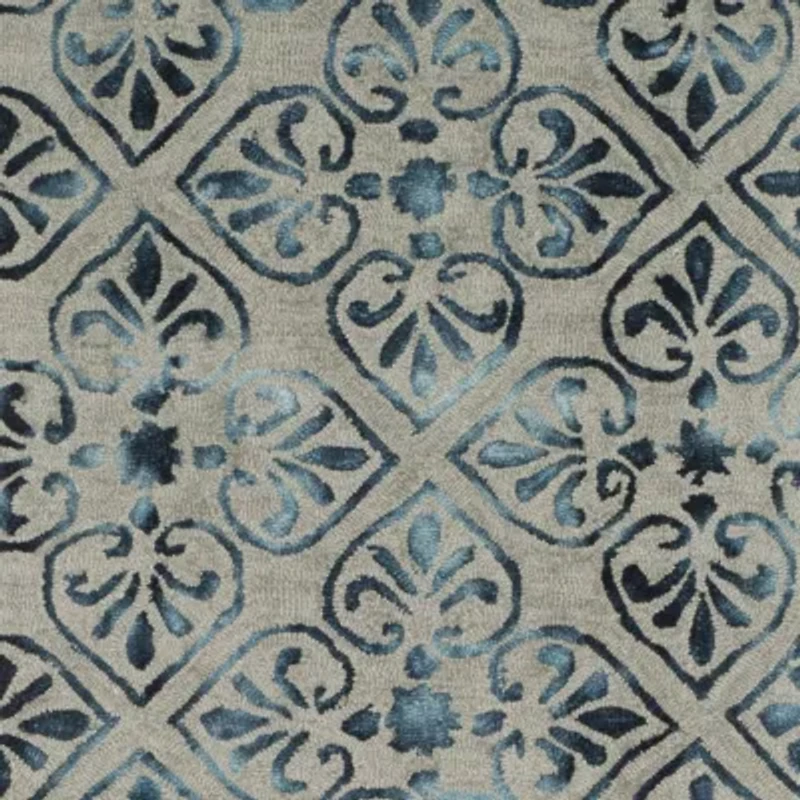 Safavieh Dip Dye Collection Jacinda Damask Runner Rug