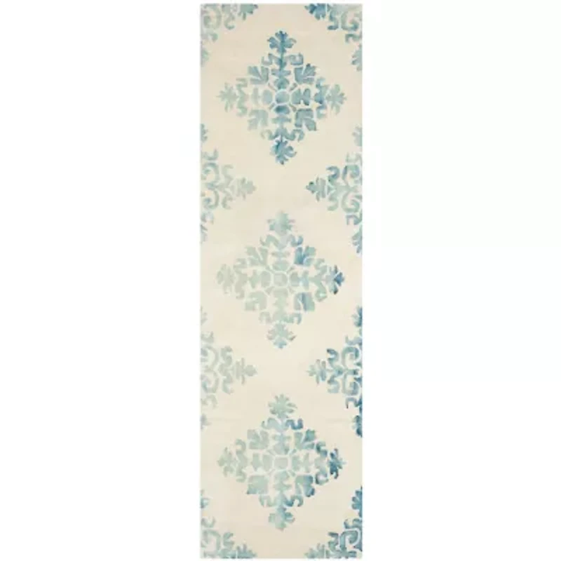 Safavieh Dip Dye Collection Durward Floral Runner Rug