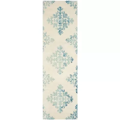 Safavieh Dip Dye Collection Durward Floral Runner Rug