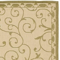 Safavieh Courtyard Collection Kodey Oriental Indoor/Outdoor Area Rug
