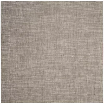 Safavieh Courtyard Collection Dallas Stripe Indoor/Outdoor Square Area Rug