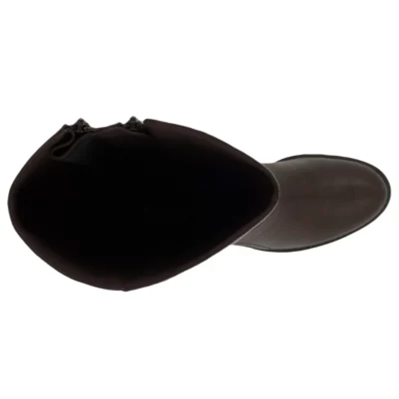 Easy Street Womens Jewel Stacked Heel Riding Boots