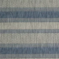 Safavieh Courtyard Collection Jessy Stripe Indoor/Outdoor Runner Rug