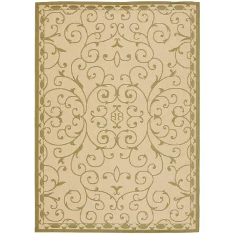 Safavieh Courtyard Collection Kodey Oriental Indoor/Outdoor Area Rug