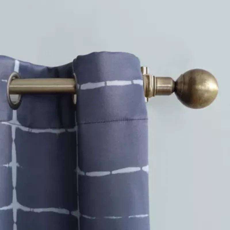 Sun Zero Saki Grommet Top Energy Saving Blackout Single Curtain Panel