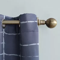Sun Zero Saki Grommet Top Energy Saving Blackout Single Curtain Panel