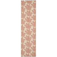 Safavieh Courtyard Collection Omar Floral Indoor/Outdoor Runner Rug