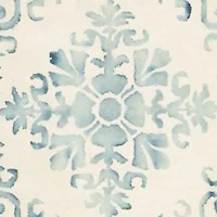 Safavieh Dip Dye Collection Durward Floral Round Area Rug