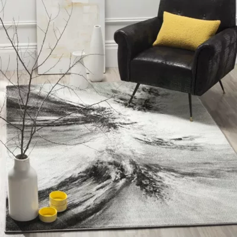 Safavieh Glacier Collection Derbhile Abstract Area Rug
