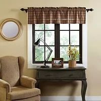 Crosswoods Rod Pocket Tailored Valance