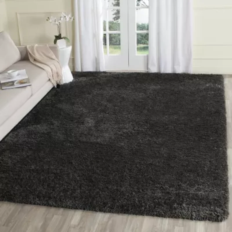 Safavieh Supreme Shag Collection Kostadin Solid Area Rug