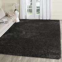 Safavieh Supreme Shag Collection Kostadin Solid Area Rug