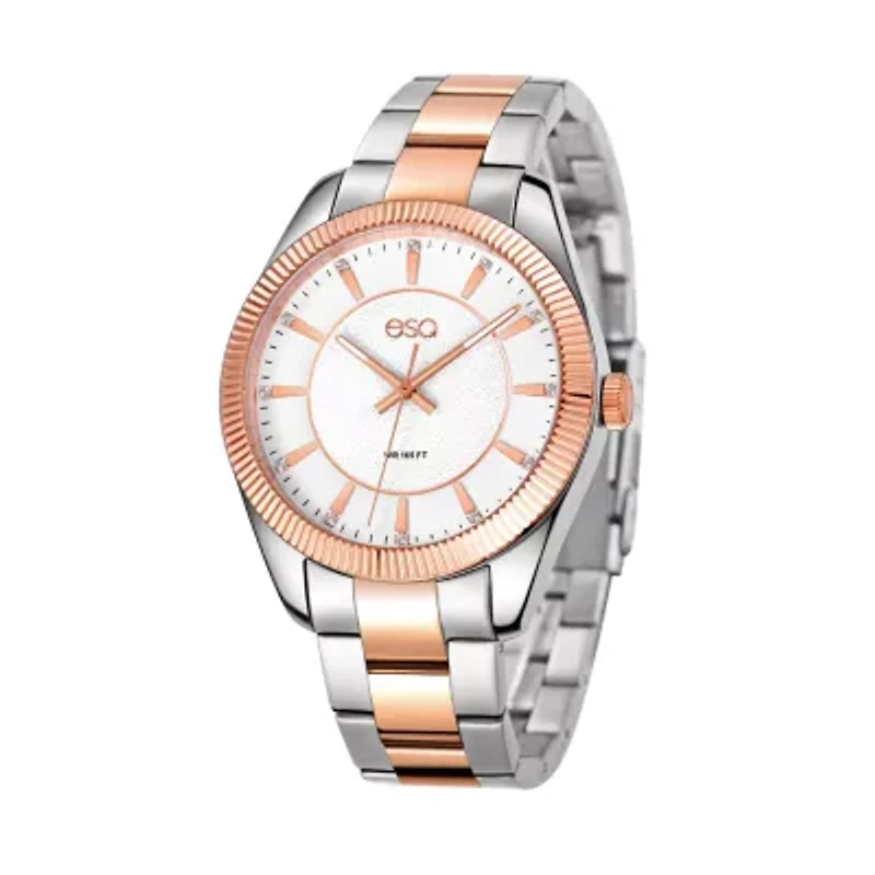 Esq Mens Two Tone Stainless Steel Bracelet Watch 37esq015501a