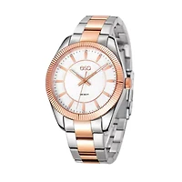 Esq Mens Two Tone Stainless Steel Bracelet Watch 37esq015501a