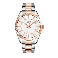 Esq Mens Two Tone Stainless Steel Bracelet Watch 37esq015501a