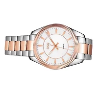Esq Mens Two Tone Stainless Steel Bracelet Watch 37esq015501a