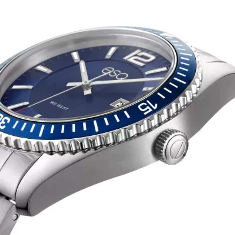Esq Mens Silver Tone Stainless Steel Bracelet Watch 37esq016001a