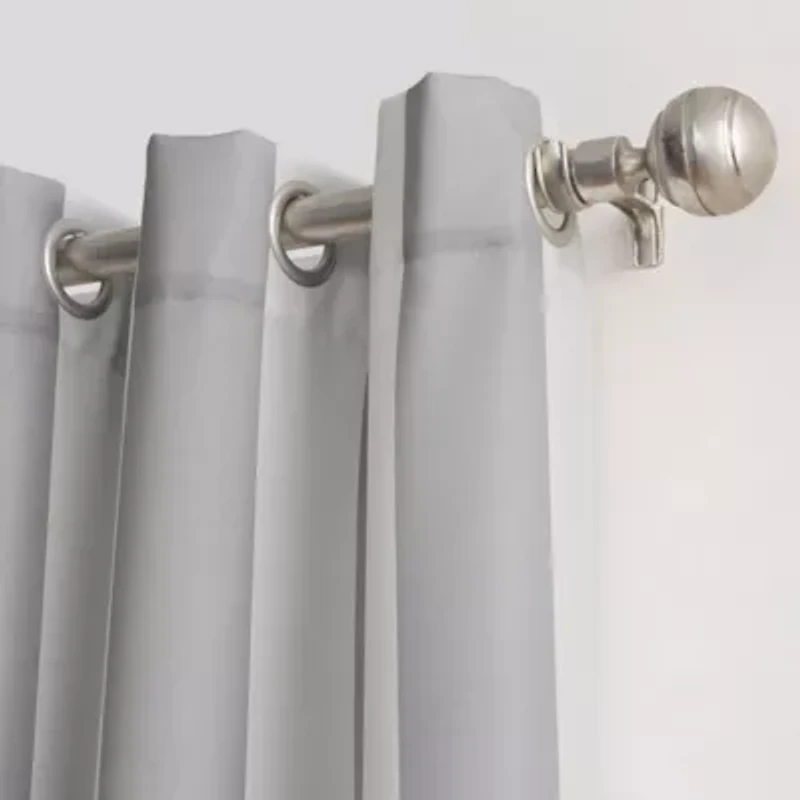 Sun Zero Valencia Grommet Top Energy Saving Light-Filtering Single Curtain Panel