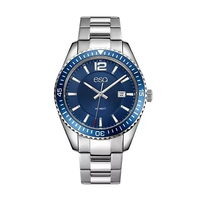 Esq Mens Silver Tone Stainless Steel Bracelet Watch 37esq016001a