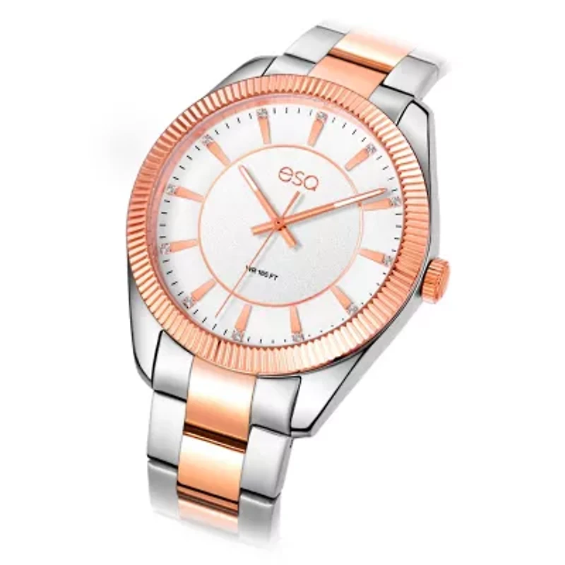 Esq Mens Two Tone Stainless Steel Bracelet Watch 37esq015501a