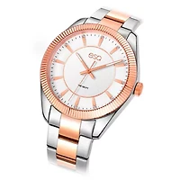 Esq Mens Two Tone Stainless Steel Bracelet Watch 37esq015501a