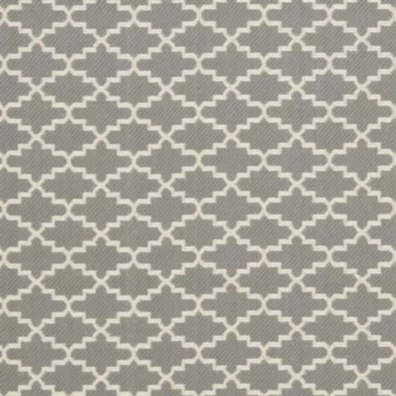 Safavieh Courtyard Collection Bora Geometric Indoor/Outdoor Runner Rug