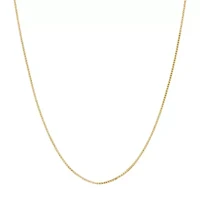 Box Chain, 14K Gold 22" .75mm Venetian